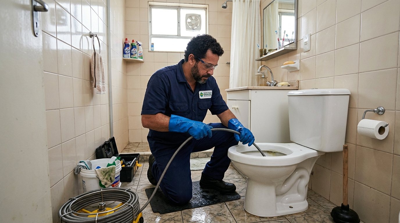 Desentupimento de Vaso com Equipamento em Guarapari‑ES