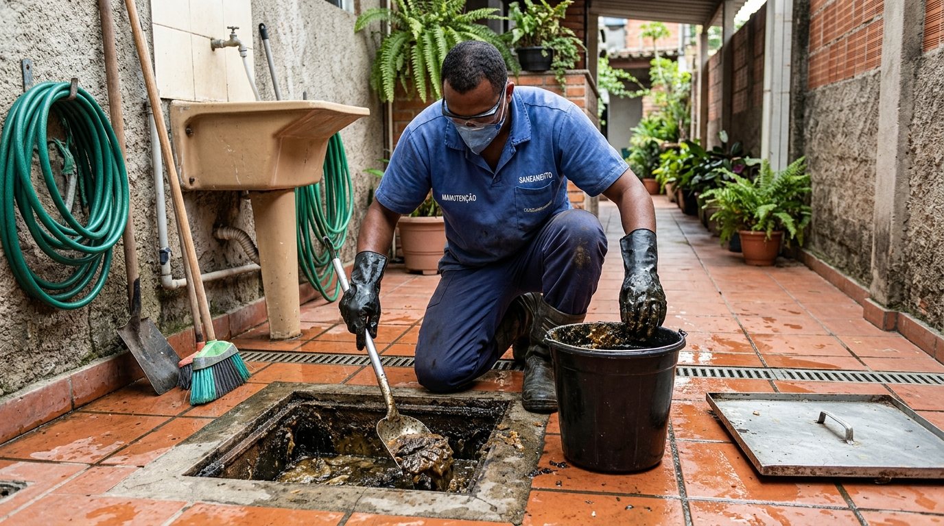 Limpeza de Caixa de Gordura Comercial em Guarapari‑ES